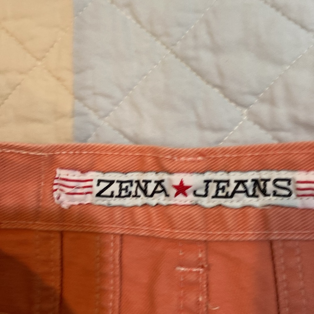 Women's Zena Apricot Colored Jeans size 10 petite. - Picture 2 of 9